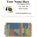 The Blackjack Business Card and Basic Strategy Card